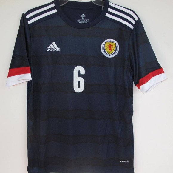 Adidas SCOTLAND National Team KIERAN TIERNEY Men's JERSEY Sz M,L,XL NEW ARSENAL - Picture 5 of 5
